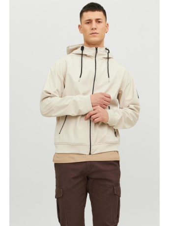 Jack & Jones Jas JJEBASIC SOFTSHELL HOOD NOOS 12236300 MOONBEAM