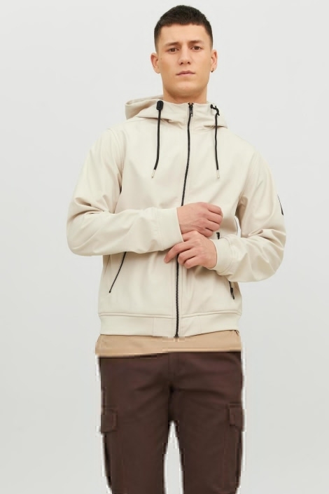 Jack & Jones beige heren jas