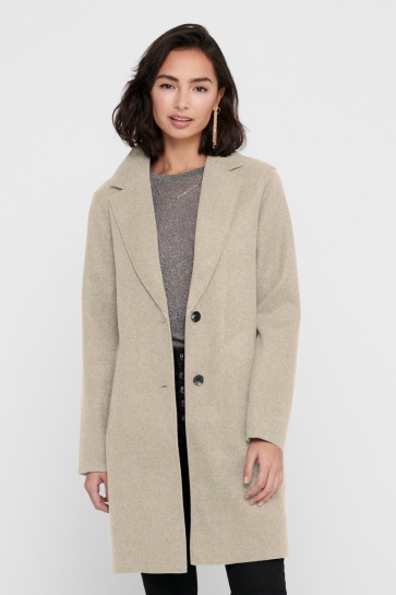 Only Jas ONLCARRIE BONDED COAT OTW NOOS 15213300 HUMUS