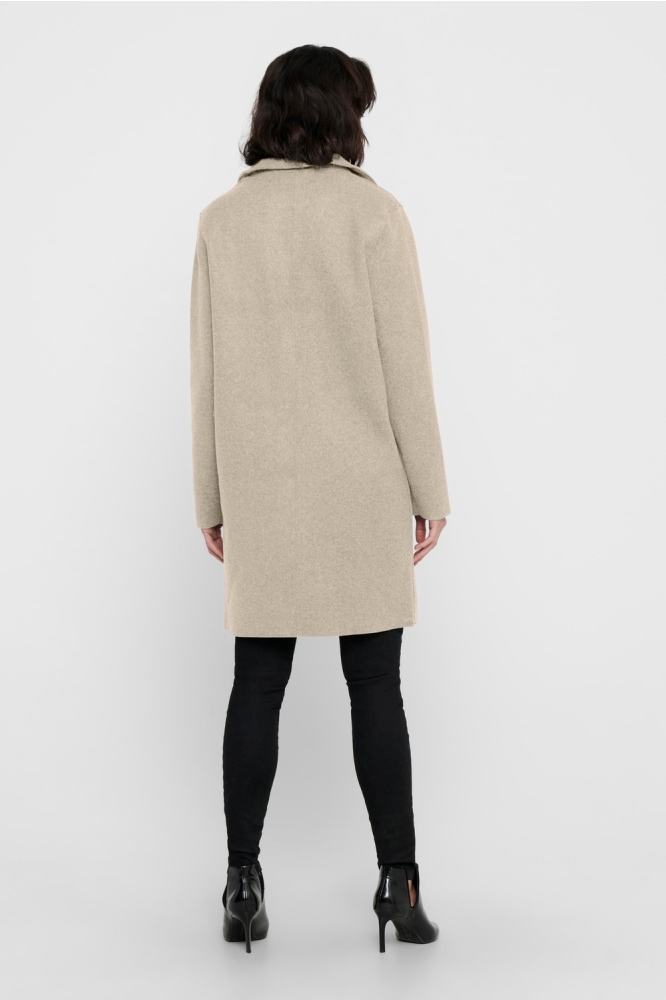 Only ecru dames jas | Model achteraanzicht