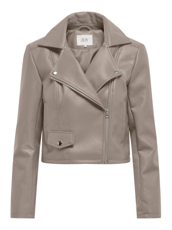 Jacqueline de Yong Jas JDYETTA FAUX LEATHER JACKET OTW SIE 15310269 Chateau Gray