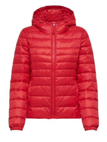 Only Jas ONLTAHOE HOOD JACKET OTW NOOS 15156569 HIGH RISK RED