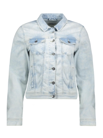 Only Jas ONLTIA LS DNM JACKET MAS528 15282155 LIGHT BLUE BLEACHED DENIM