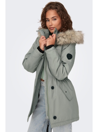 Only Jas ONLIRIS FUR WINTER PARKA CC 2023 OT 15304625 SHADOW/ NATURE FUR