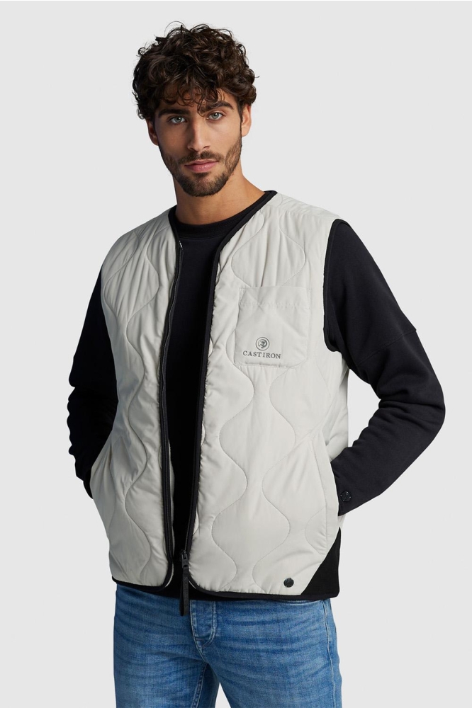 BODYWARMER COTTON NYLON MIXED VEST CBW2211145 9017