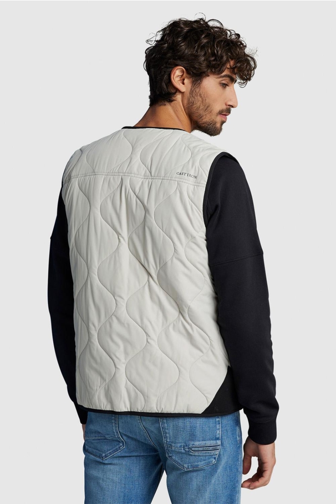 BODYWARMER COTTON NYLON MIXED VEST CBW2211145 9017