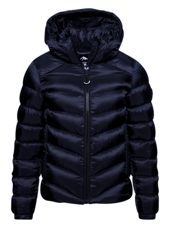 Superdry Jas HOODED FUJI PADDED JACKET W5011593A ECLIPSE NAVY