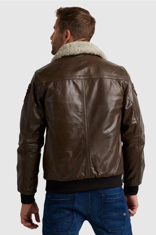 PME legend bruine heren leren jas