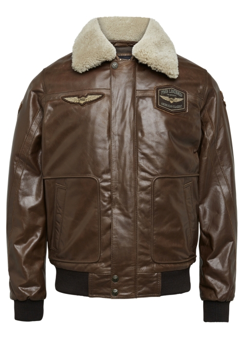 PME legend bruine heren leren jas