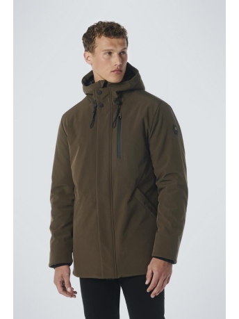 NO-EXCESS Jas JACKET MID LONG FIT HOODED SOFTSHELL 21630818SN 045 DESERT