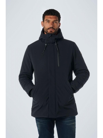 NO-EXCESS Jas JACKET MID LONG FIT HOODED SOFTSHELL 21630818SN 078 NIGHT