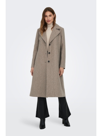 Only Jas ONLEMMA REG. LONG COAT OTW OS 15313657 Cinder/MELANGE