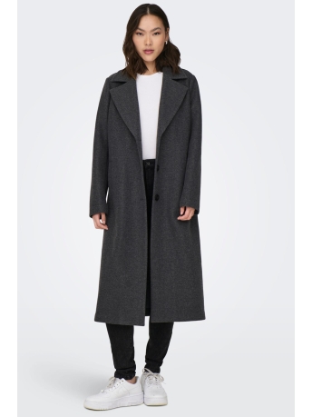 Only Jas ONLEMMA REG. LONG COAT OTW OS 15313657 Dark Grey Melange