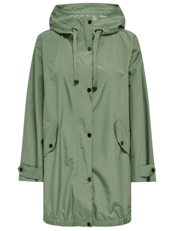 Only Jas ONLBRITNEY RAINCOAT CC OTW 15308596 HEDGE GREEN