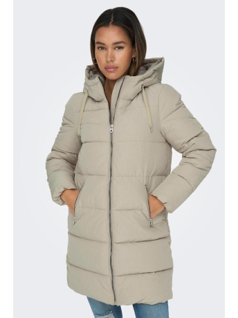 Only Jas ONLDOLLY LONG PUFFER COAT OTW NOOS 15205369 WEATHERED TEAK