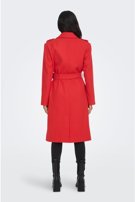 onlsif filippa life belted coat cc 15292803 only jas high risk red