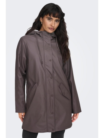 Only Jas ONLSALLY RAINCOAT OTW NOOS 15206116 Plum Kitten/WHITE TEDD