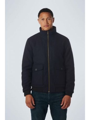NO-EXCESS Jas JACKET SHORT FIT WITH WOOL 21630809 078 NIGHT