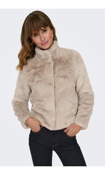 ONLNEWVIDA FAUX FUR JACKET CC OTW 15295423 HUMUS