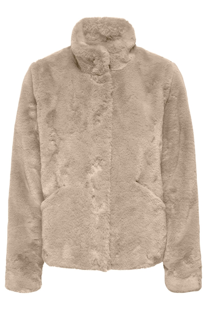 Only beige dames jas | Vooraanzicht