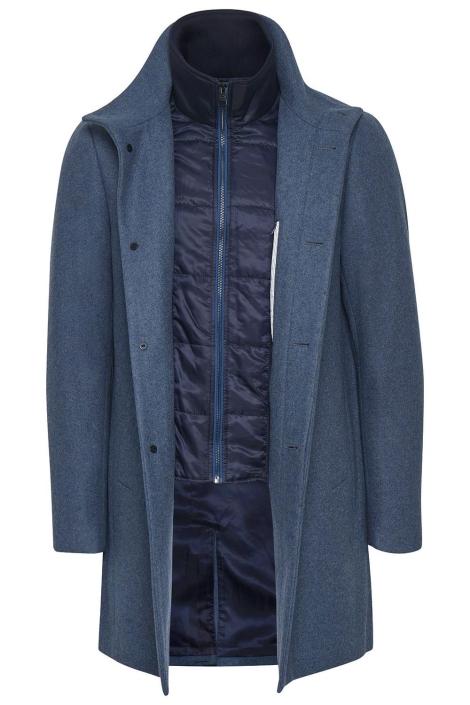 Matinique blauwe heren jas | Vooraanzicht