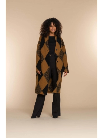 Geisha Jas GERUITE MANTELJAS 38582 70 Camel/Black