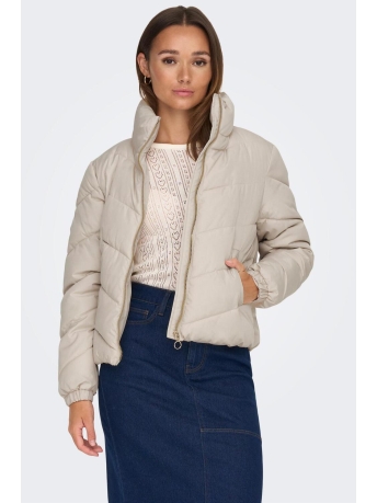 Jacqueline de Yong Jas JDYFINNO SHORT PADDED JACKET OTW NE 15305656 Moonbeam/Light Gold