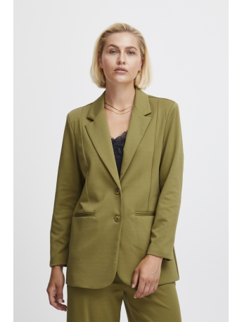 Ichi Blazer IHKATE SUS OVERSIZE BL 20118123 170636 GREEN MOSS