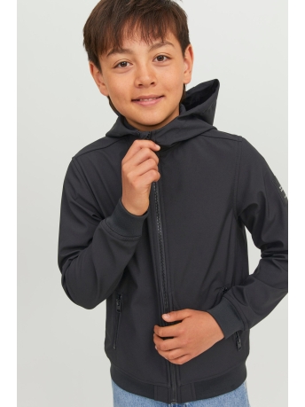 Jack & Jones Junior Jas JJEBASIC SOFTSHELL HOOD NOOS JNR 12236738 Black