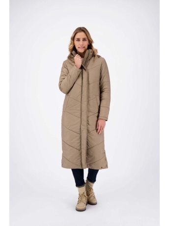 Zusss Jas GEWATTEERDE JAS MET CAPUCHON 0310 011 1513 TAUPE