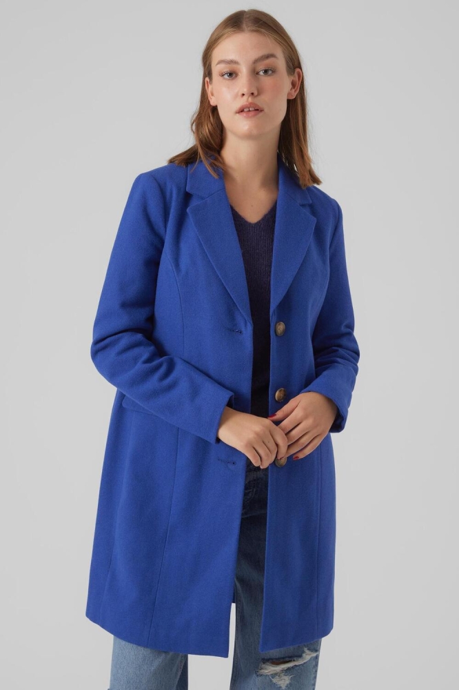 VMGIANNACINDY COAT AW23 BOOS 10288831 Beaucoup Blue/SOLID