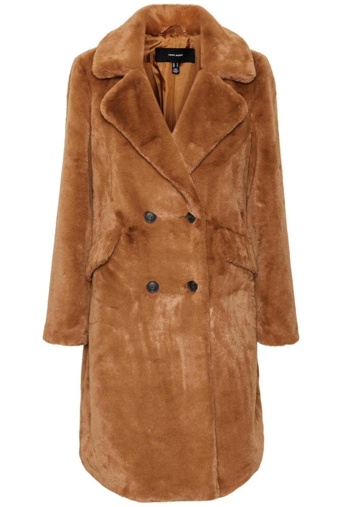 VMSONJAELLY LONG FAKE FUR COAT BOOS 10289479 Rubber