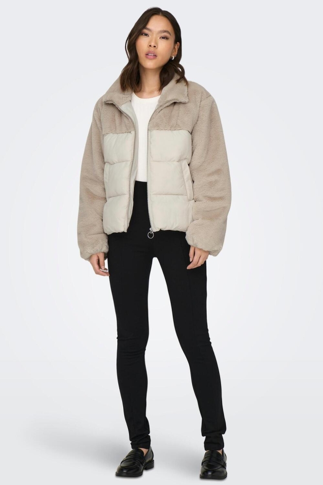 Only beige dames jas | Model