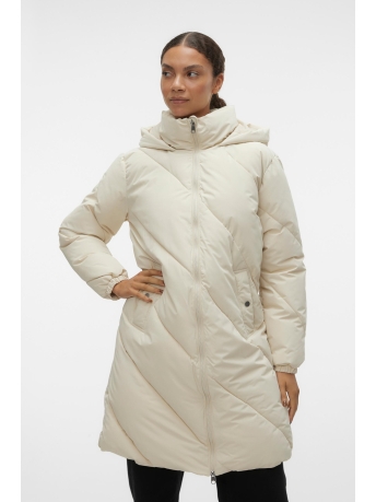 Vero Moda Jas VMELANORDORA LONG COAT BOOS 10289844 Oatmeal