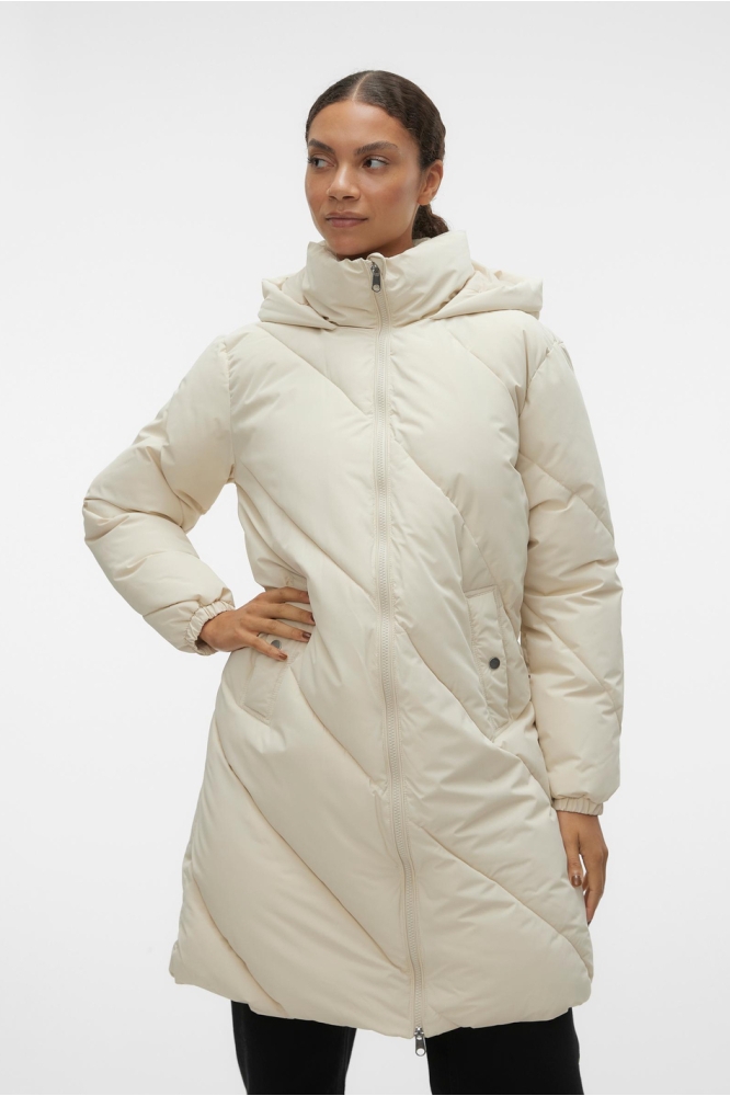 VMELANORDORA LONG COAT BOOS 10289844 Oatmeal