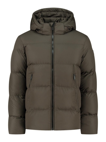 Purewhite Jas SHORT PADDED JACKET 23030404 49 BROWN