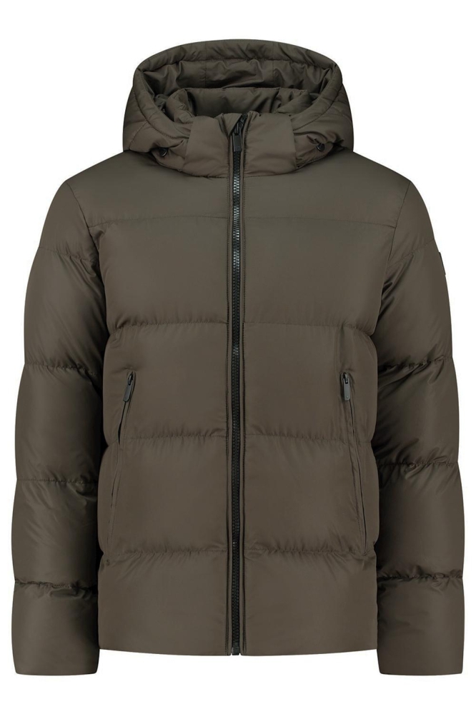 SHORT PADDED JACKET 23030404 49 BROWN