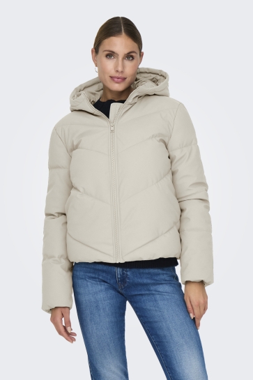 Jacqueline de Yong JDYARNHEM WATER REP SHORT PUFFA OTW 15277952 Moonbeam
