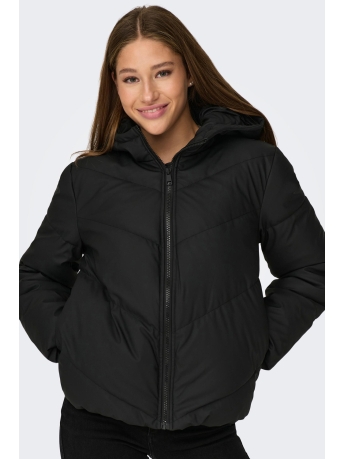 Jacqueline de Yong Jas JDYARNHEM WATER REP SHORT PUFFA OTW 15277952 Black