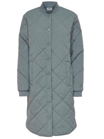Jacqueline de Yong Jas JDYDIANA QUILT LONG JACKET OTW HAB 15238714 Stormy Weather