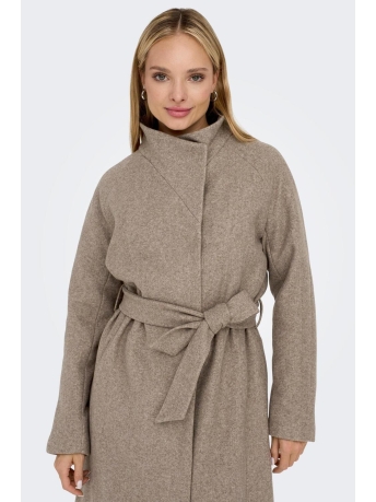 Only Jas ONLEMMA HIGH NECK COAT OTW NOOS 15234634 Cinder/MELANGE