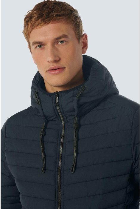 NO-EXCESS jacket hooded short fit padded
