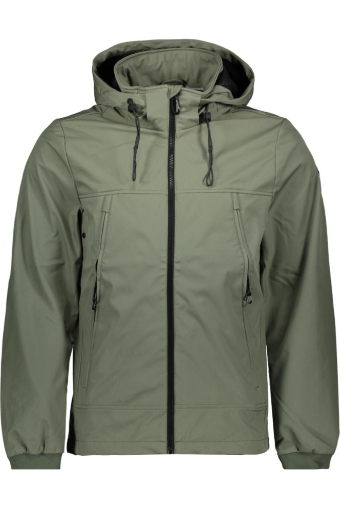 JACKET MID LONG HOODED 23630215 177 LIGHT ARMY