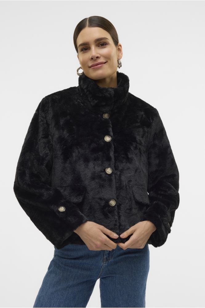 Vero Moda zwarte dames jas | Model