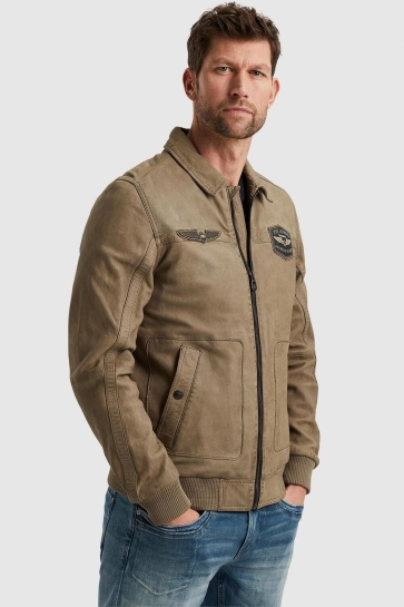 PME legend Jas SUMMER HUDSON LEATHER JACKET PLJ2402700 8261