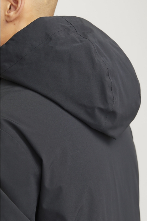 Jack & Jones blauwe heren jas | Close up