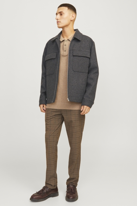 Jack & Jones zwarte heren jas | Model