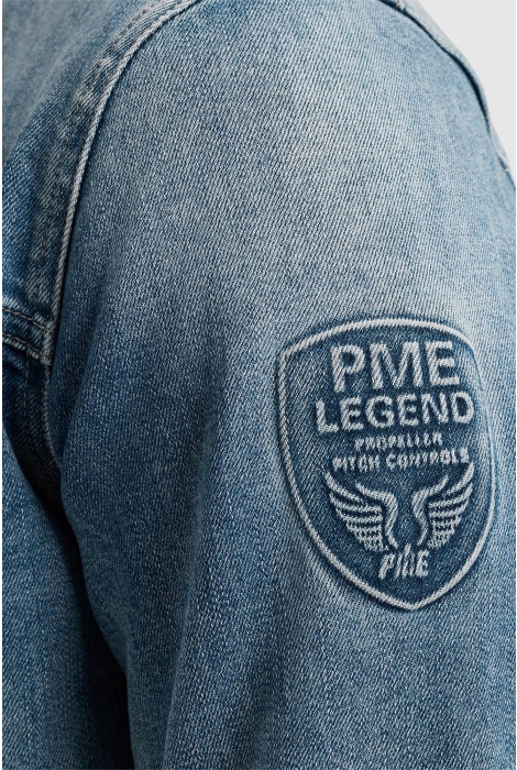 PME legend denim jacket summer blue denim