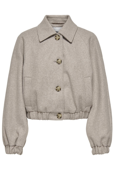 Only taupe dames jas | Vooraanzicht