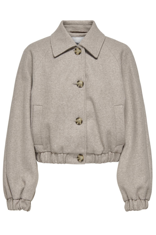 Only taupe dames jas | Vooraanzicht
